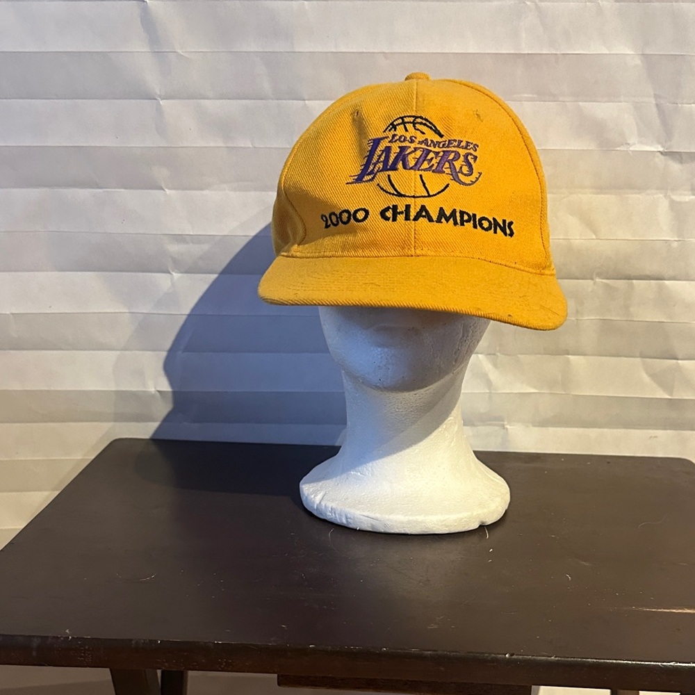 Lakers 2000 Champions Adjustable Cap NBA Championship Hat